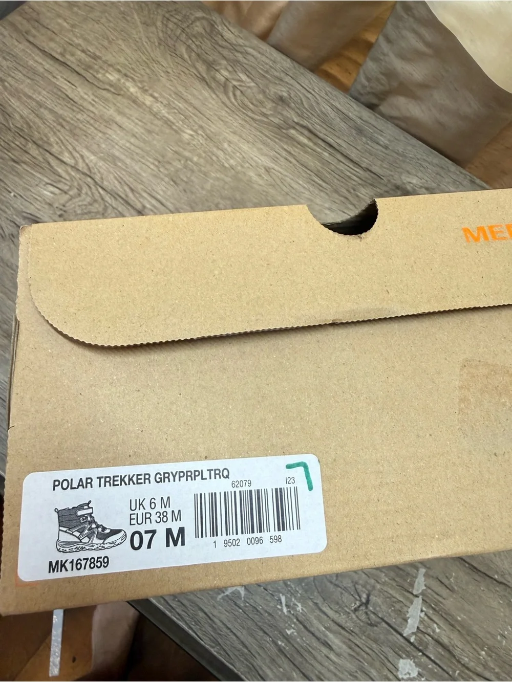 Merrell kids Polar Trekker Boot size 7
